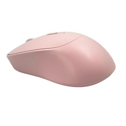 COMBO TECLADO Y MOUSE INALÁMBRICO K73 | ROSADO