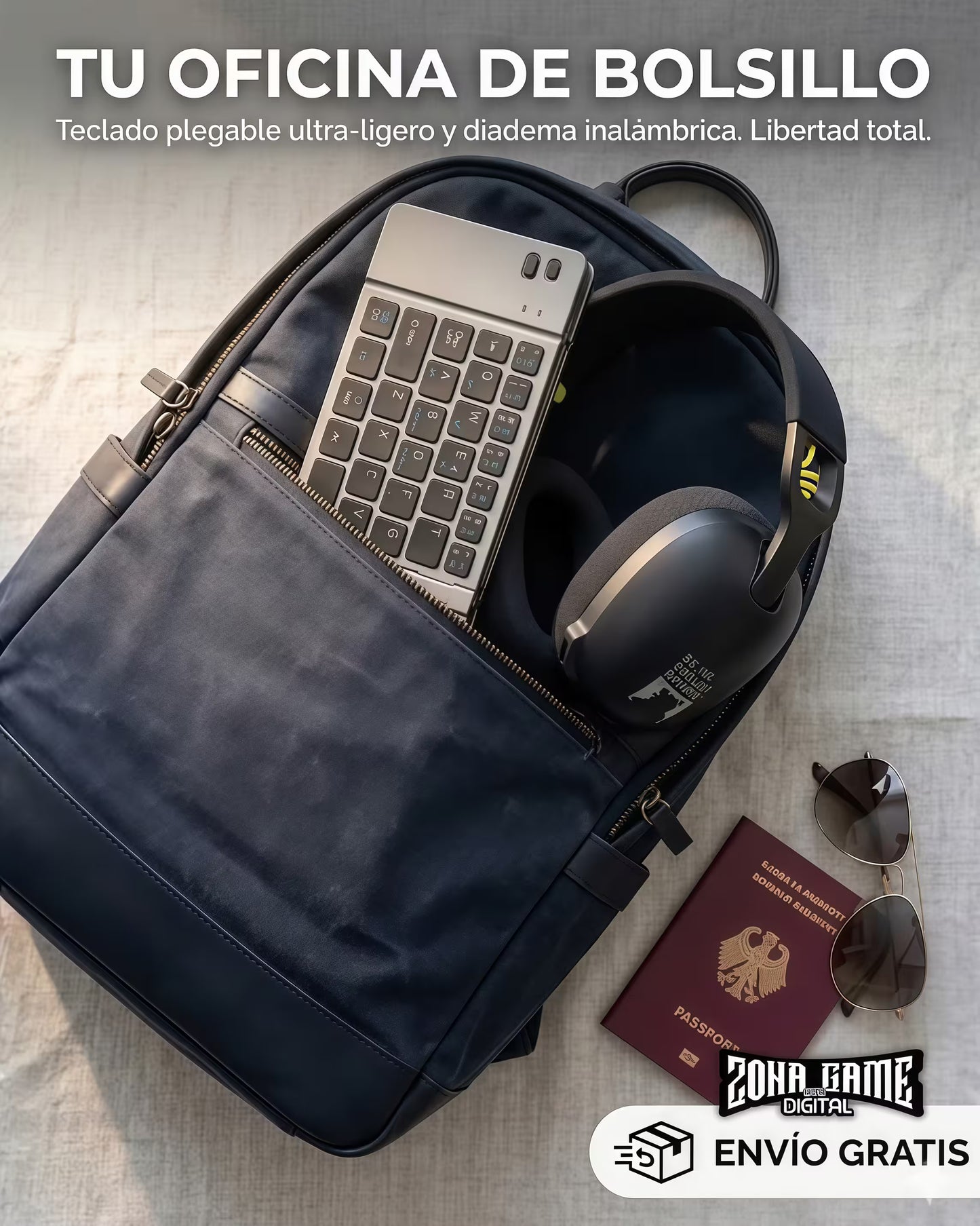 Combo Trabajo & Audio - vista 3 accesorio gamer