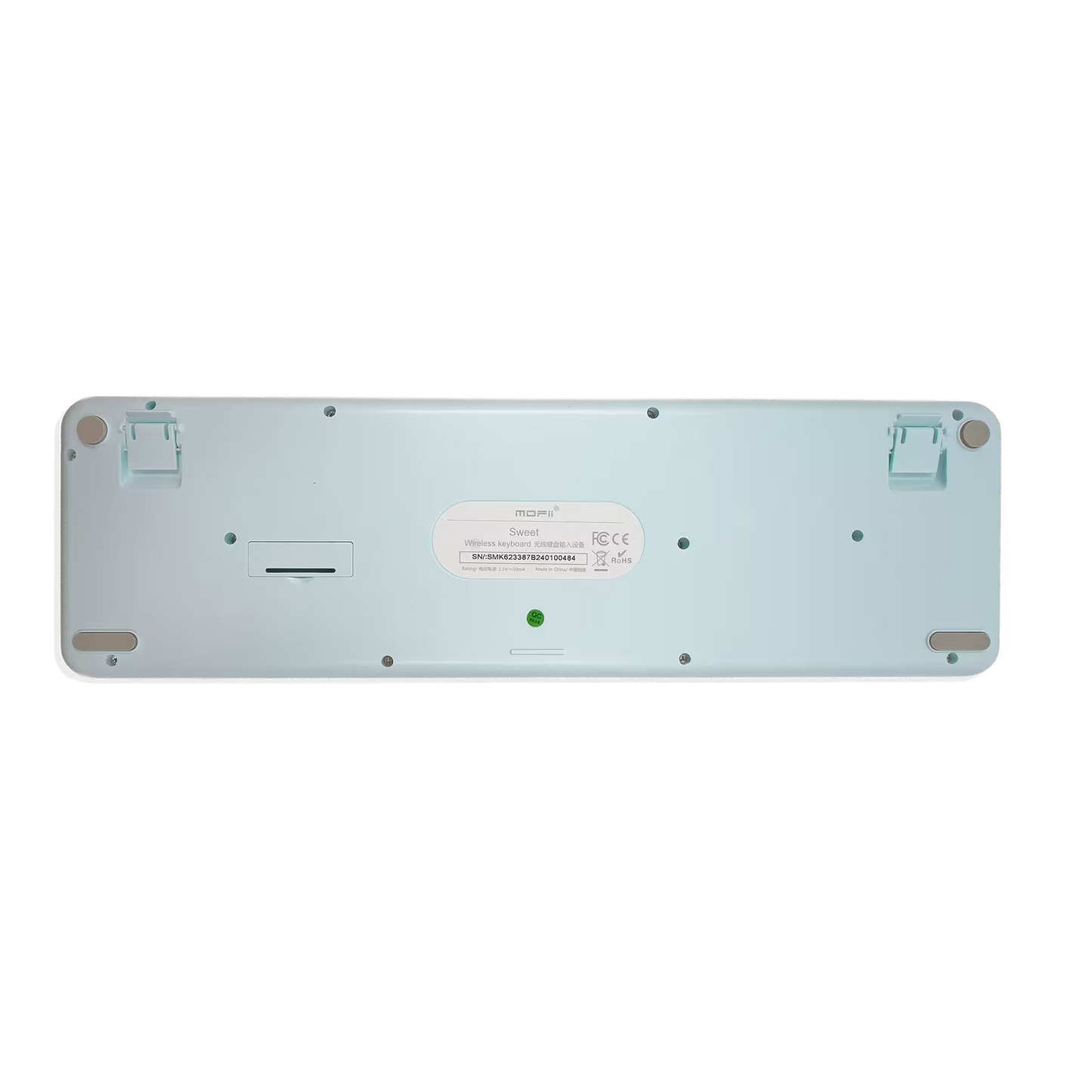 Combo Teclado Mouse Inalámbrico MOFII Sweet — Azul | 2.4G Ergónomico Silencioso