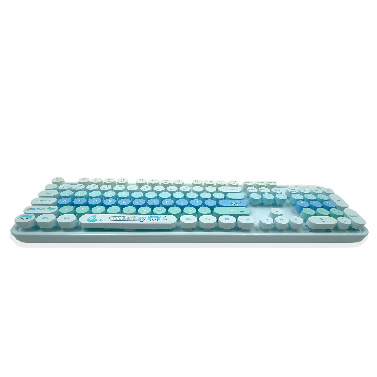 Combo Teclado Mouse Inalámbrico MOFII Sweet — Azul | 2.4G Ergónomico Silencioso
