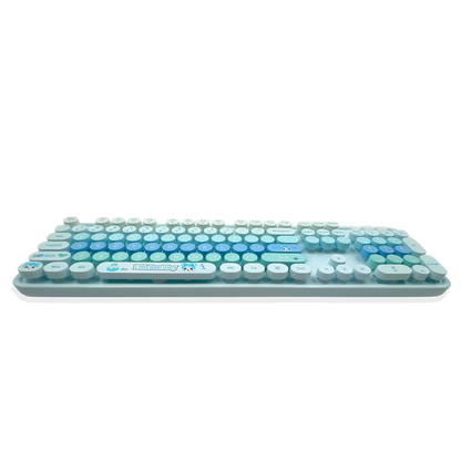 Combo Teclado Mouse Inalámbrico MOFII Sweet — Azul | 2.4G Ergónomico Silencioso