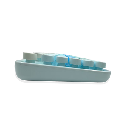 Combo Teclado Mouse Inalámbrico MOFII Sweet — Azul | 2.4G Ergónomico Silencioso