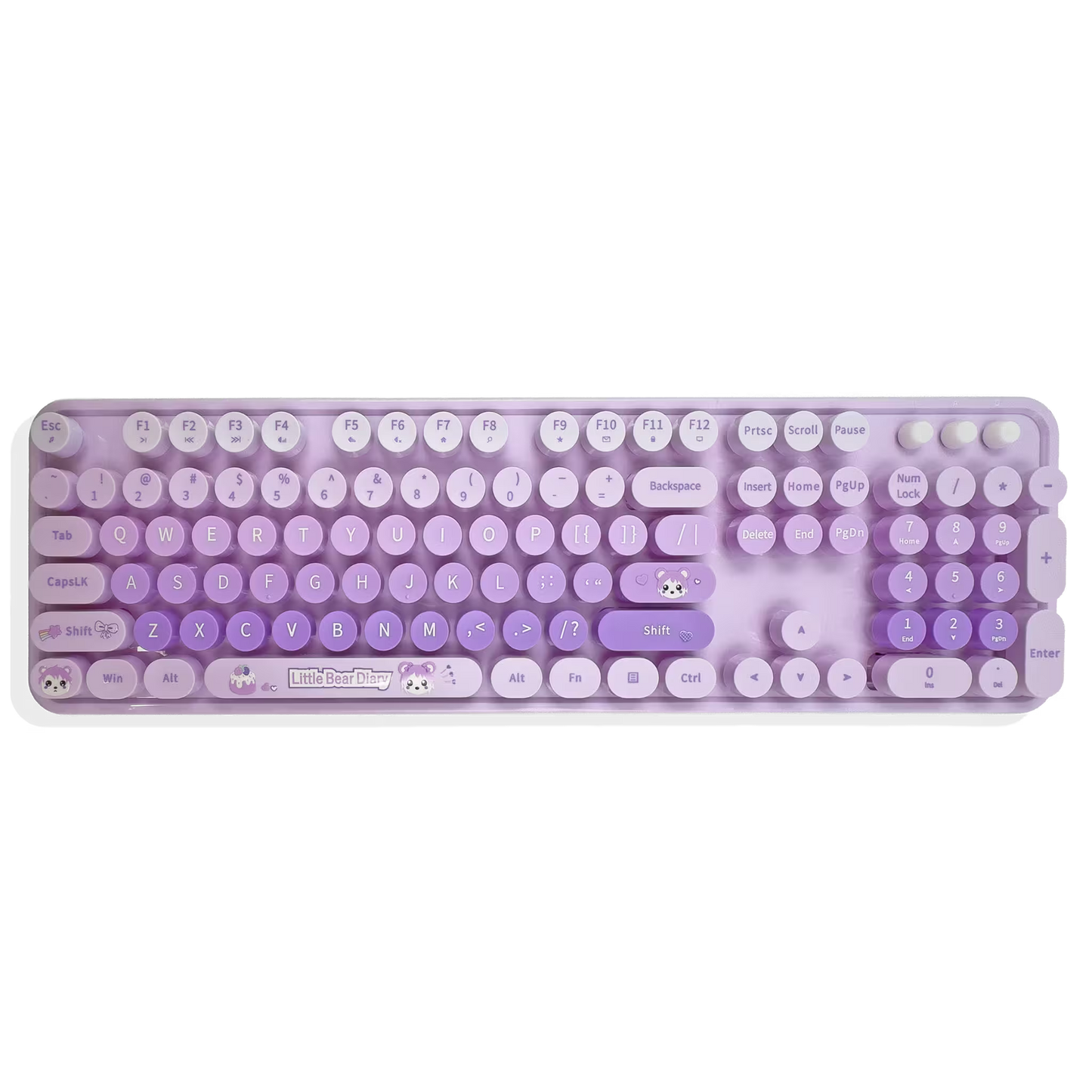 Combo Teclado Mouse Inalámbrico MOFII Sweet — 2.4G Ergónomico Silencioso 4 Botones