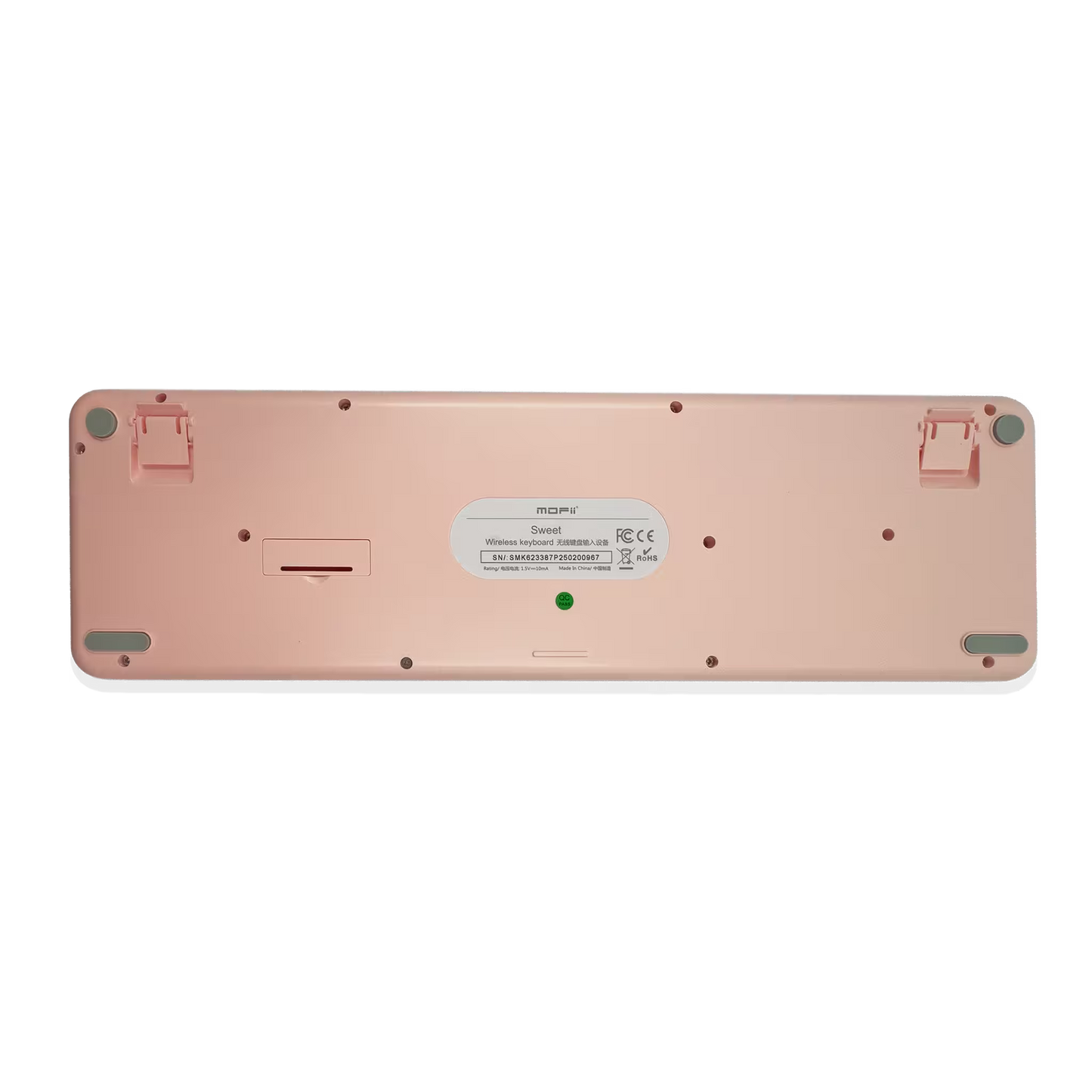 Combo Teclado Mouse Inalámbrico MOFII Sweet — Rosado | 2.4G Ergónomico Silencioso