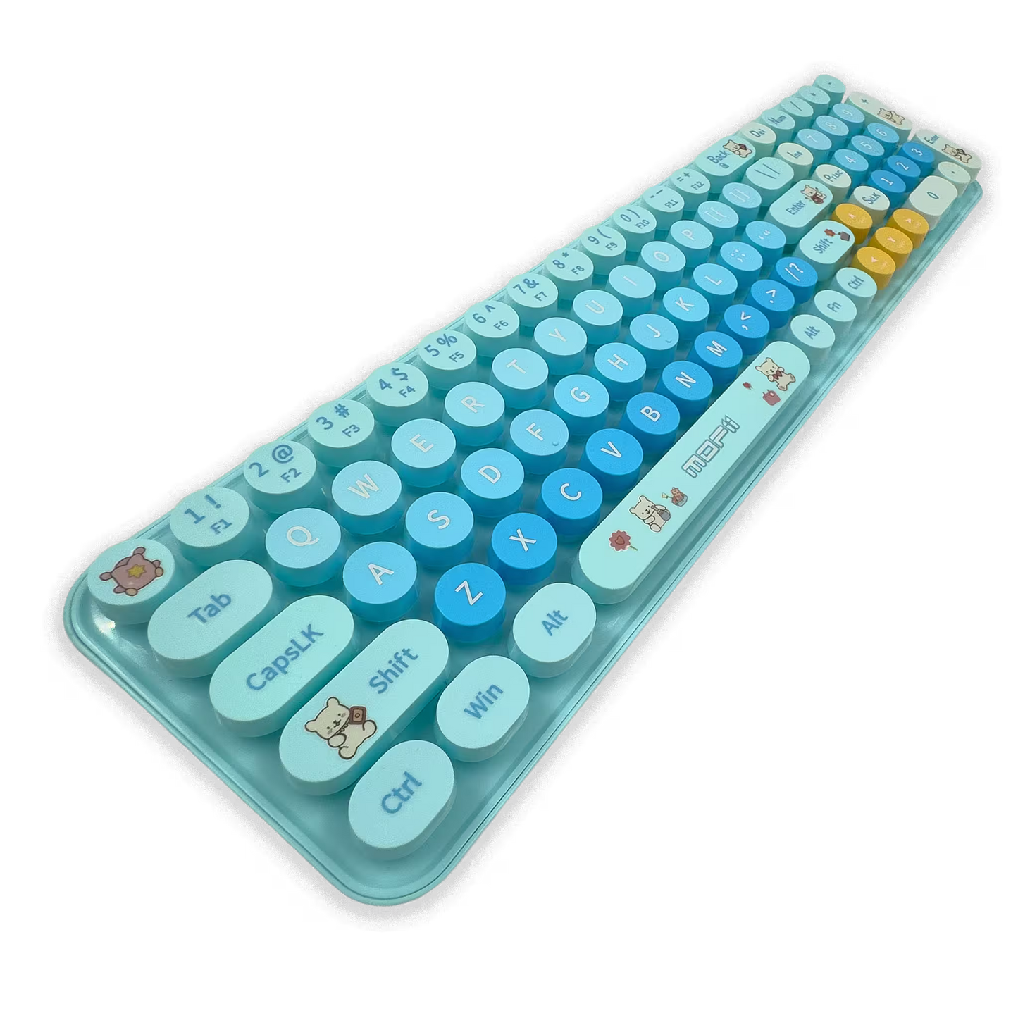 COMBO TECLADO Y MOUSE BABY BEAR | AZUL
