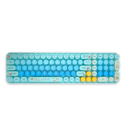 COMBO TECLADO Y MOUSE BABY BEAR | AZUL