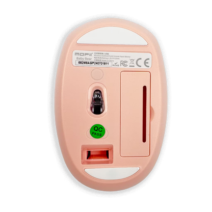 COMBO TECLADO Y MOUSE BABY BEAR | ROSADO