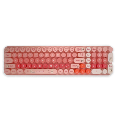 COMBO TECLADO Y MOUSE BABY BEAR | ROSADO