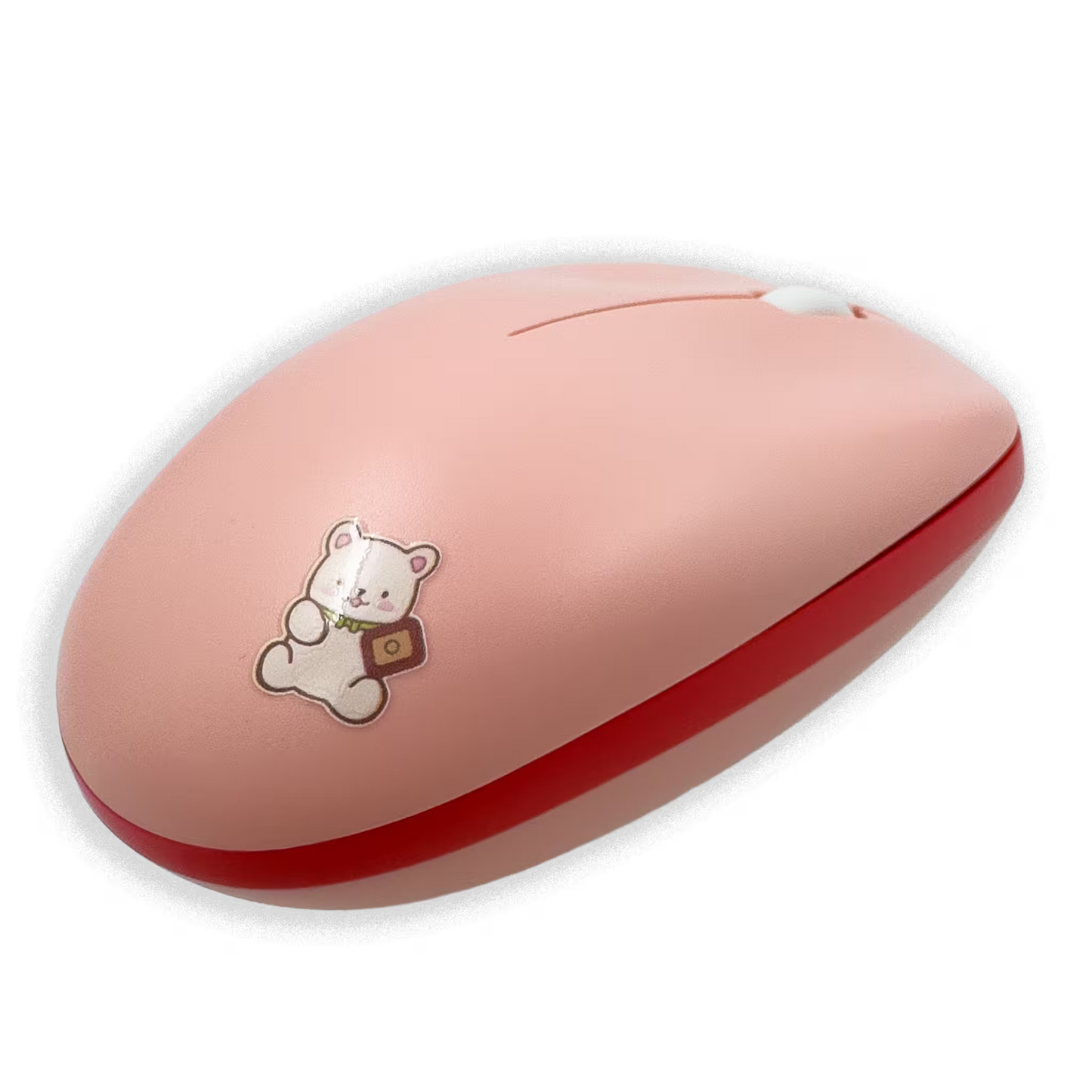 COMBO TECLADO Y MOUSE BABY BEAR | ROSADO