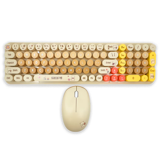 COMBO TECLADO Y MOUSE BABY BEAR | HABANO