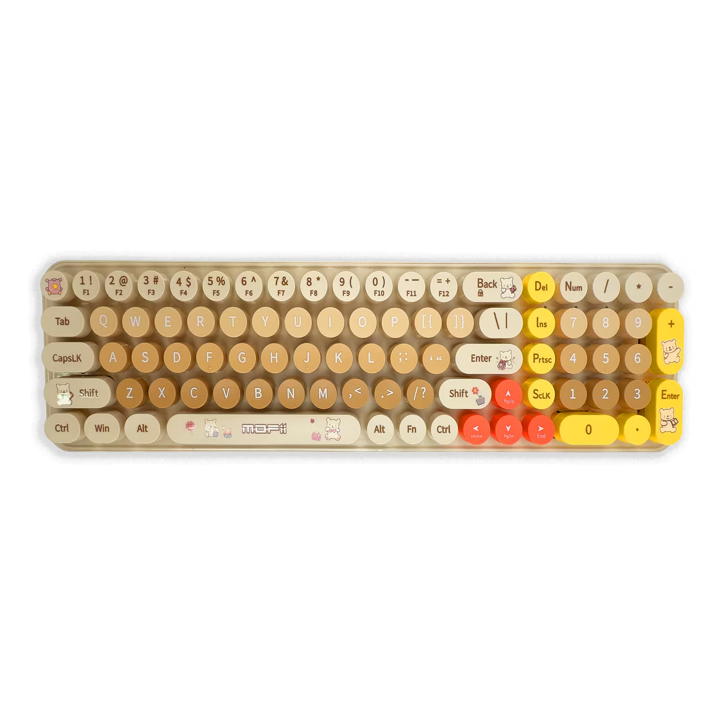 COMBO TECLADO Y MOUSE BABY BEAR | HABANO