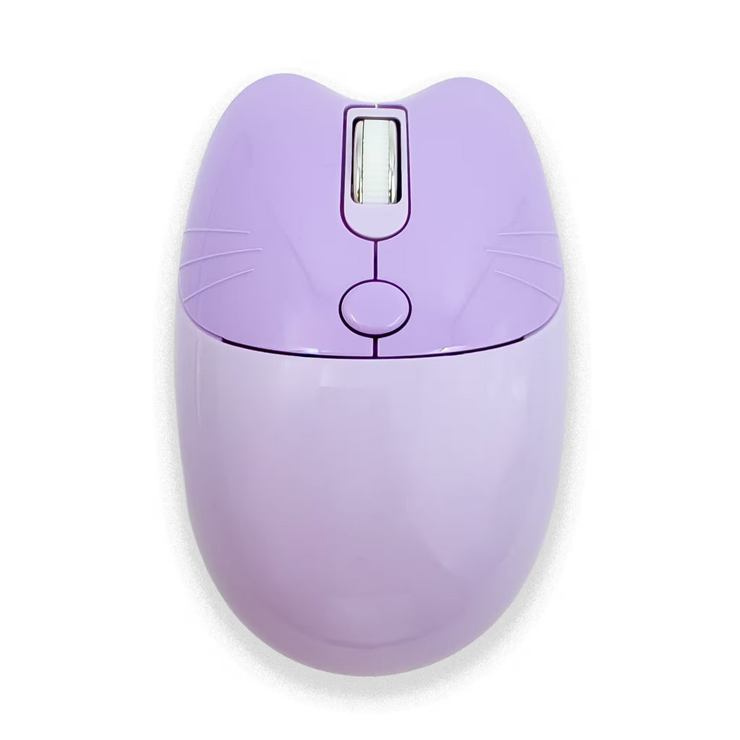 Combo Teclado y Mouse Inalámbrico Geezer Zero - Morado | 104 Teclas Redondas Full-Size | Bajo Ruido | 2.4G