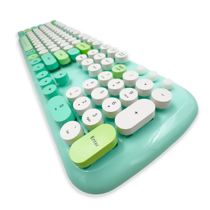 COMBO TECLADO Y MOUSE GEEZER ZERO VERDE