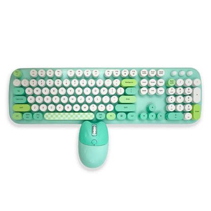 COMBO TECLADO Y MOUSE GEEZER ZERO VERDE