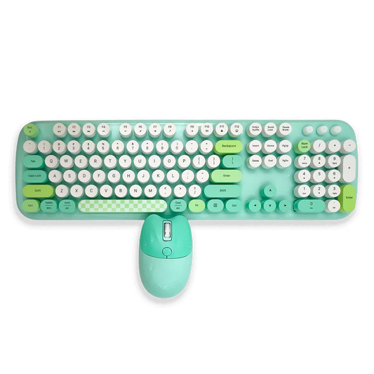 COMBO TECLADO Y MOUSE GEEZER ZERO VERDE