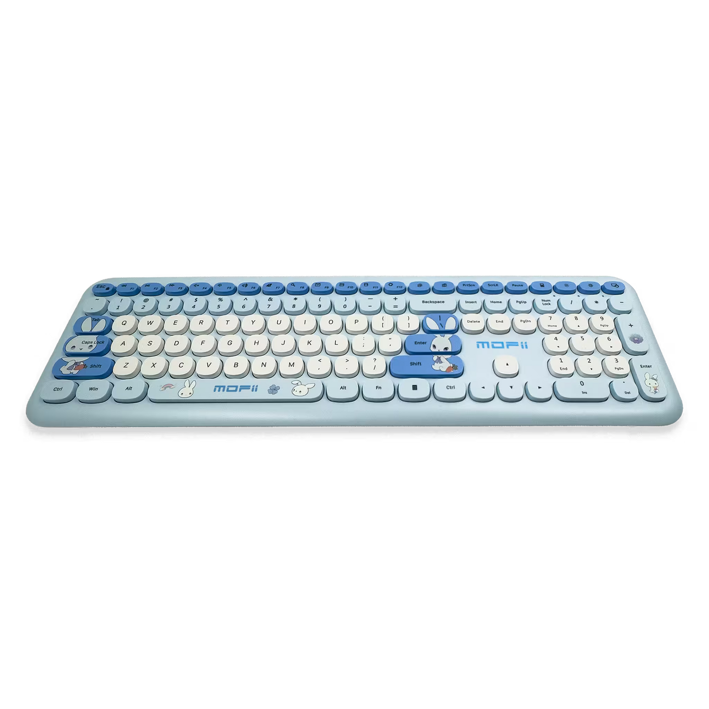 COMBO TECLADO Y MOUSE INALÁMBRICO MOFII-66PRO| AZUL