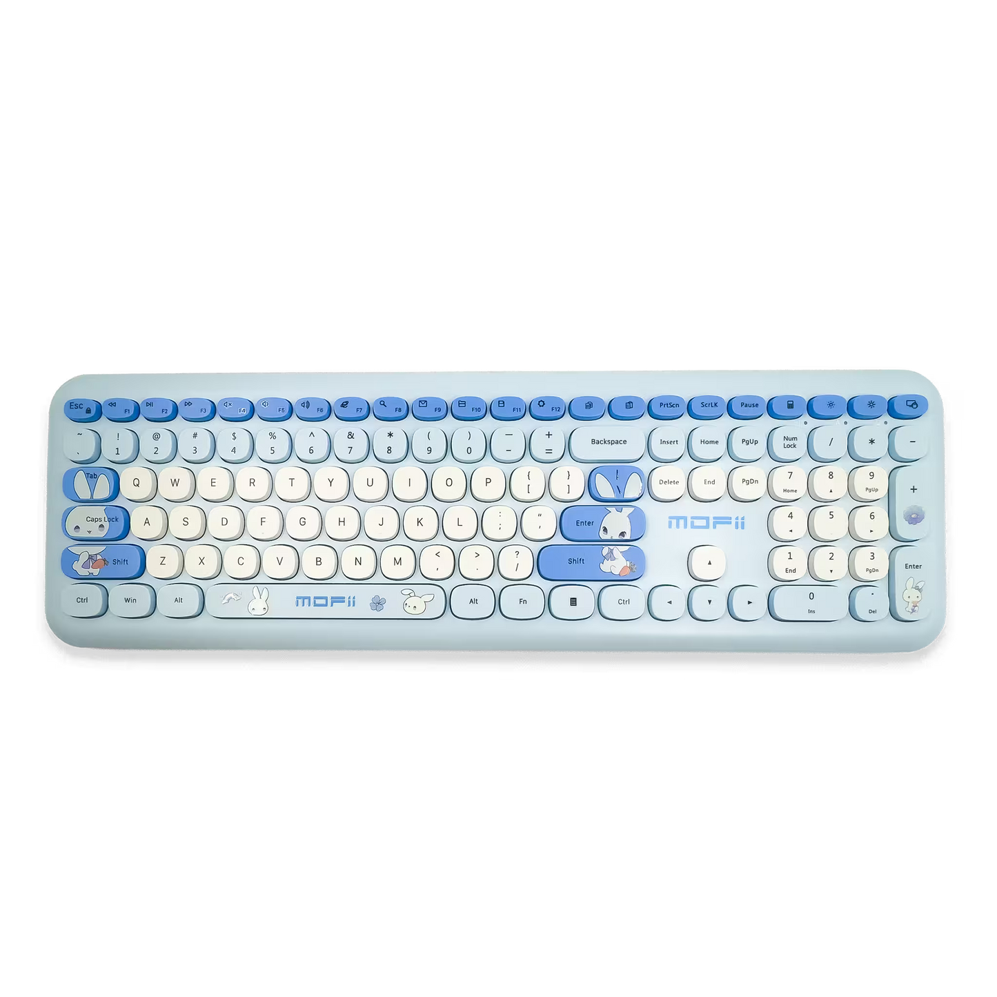 COMBO TECLADO Y MOUSE INALÁMBRICO MOFII-66PRO| AZUL