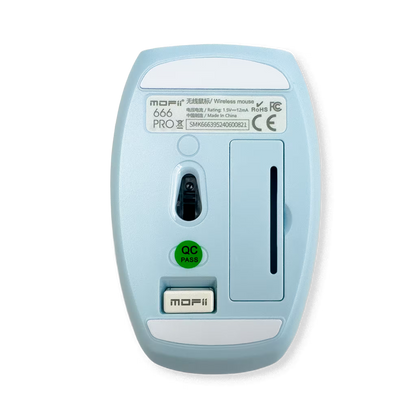 COMBO TECLADO Y MOUSE INALÁMBRICO MOFII-66PRO| AZUL