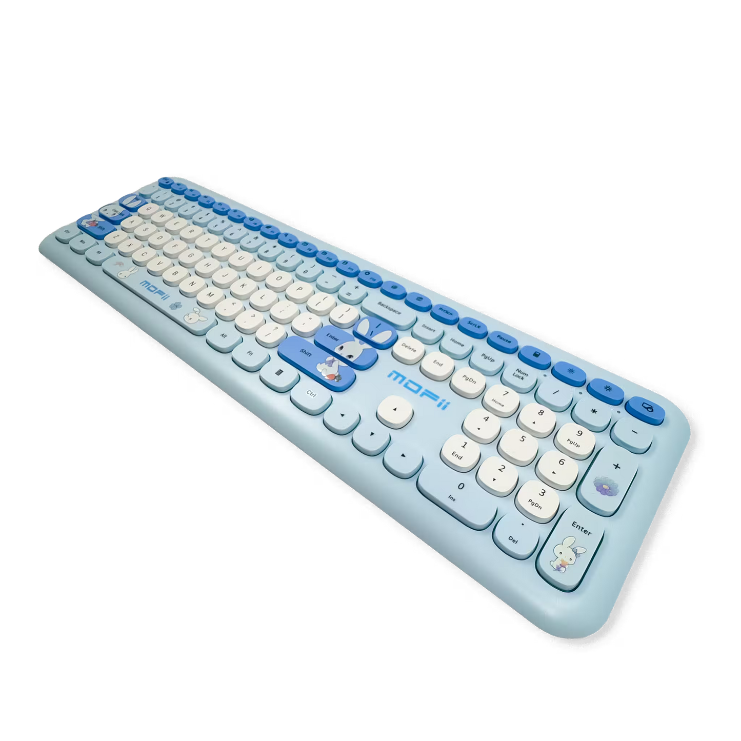 COMBO TECLADO Y MOUSE INALÁMBRICO MOFII-66PRO| AZUL