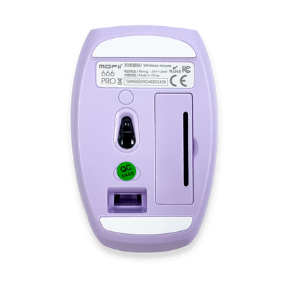 COMBO TECLADO Y MOUSE INALÁMBRICO MOFII-66PRO| MORADO