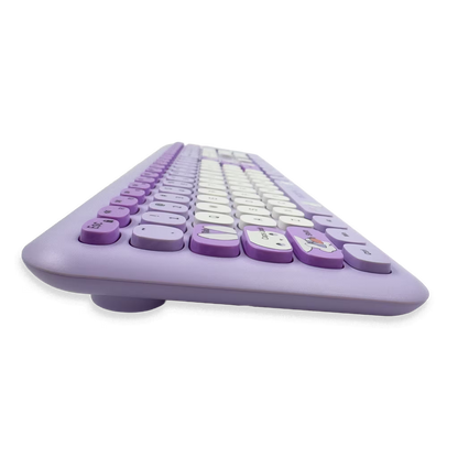 COMBO TECLADO Y MOUSE INALÁMBRICO MOFII-66PRO| MORADO