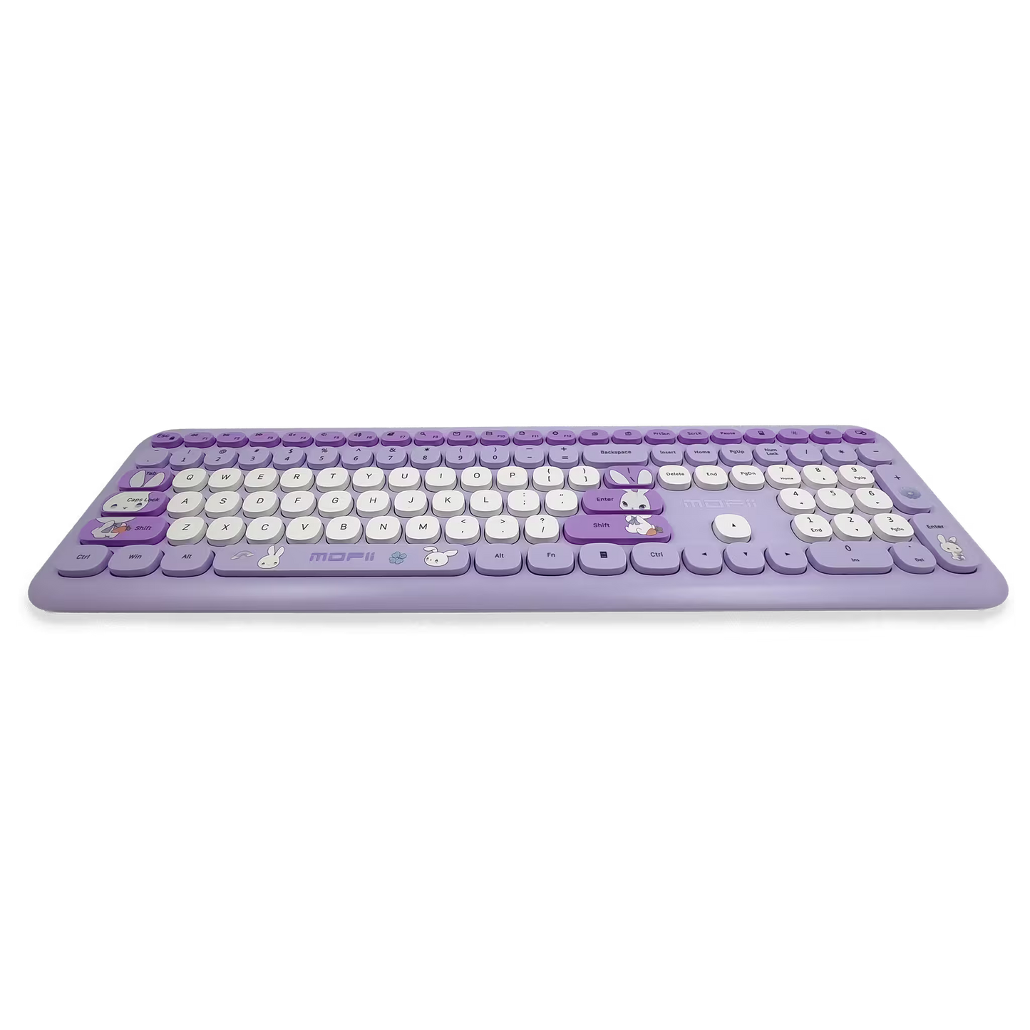COMBO TECLADO Y MOUSE INALÁMBRICO MOFII-66PRO| MORADO