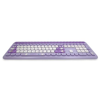 COMBO TECLADO Y MOUSE INALÁMBRICO MOFII-66PRO| MORADO