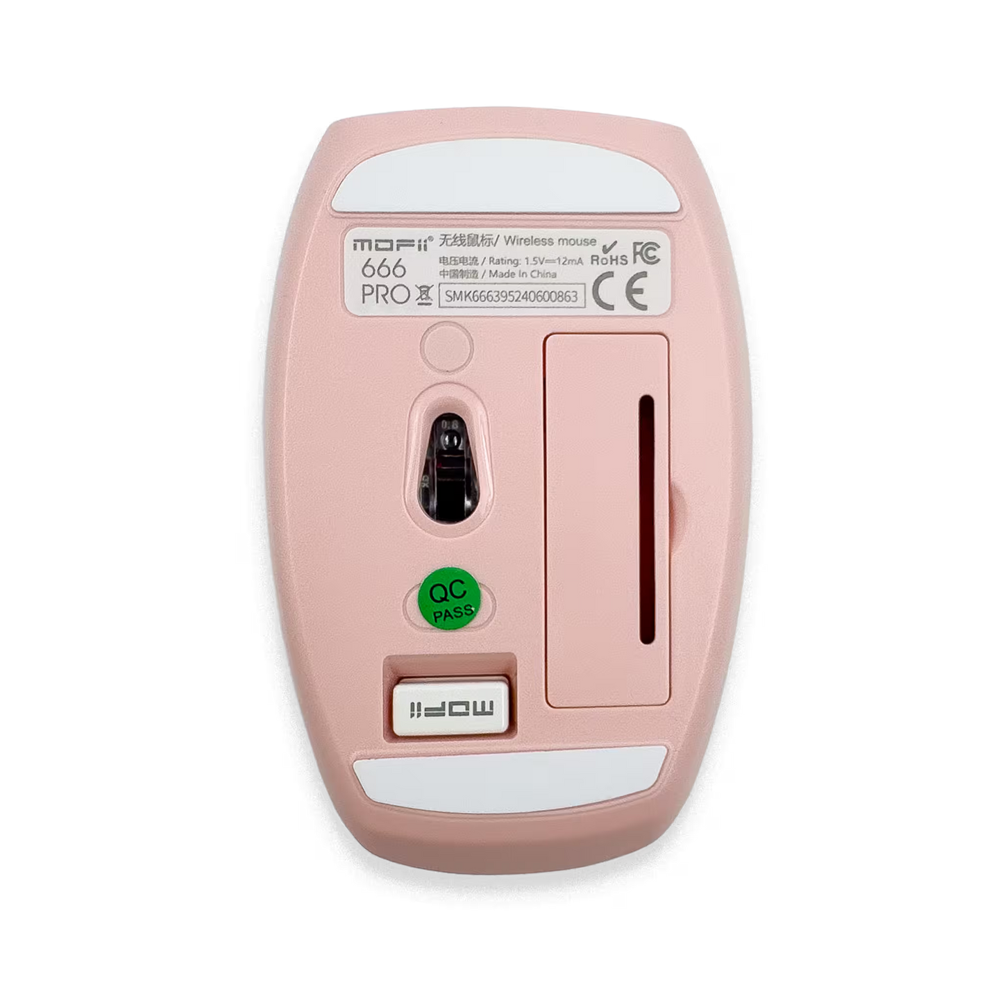 COMBO TECLADO Y MOUSE INALÁMBRICO MOFII-66PRO| ROSADO