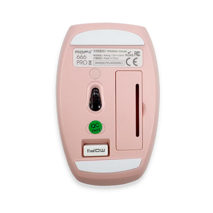 COMBO TECLADO Y MOUSE INALÁMBRICO MOFII-66PRO| ROSADO