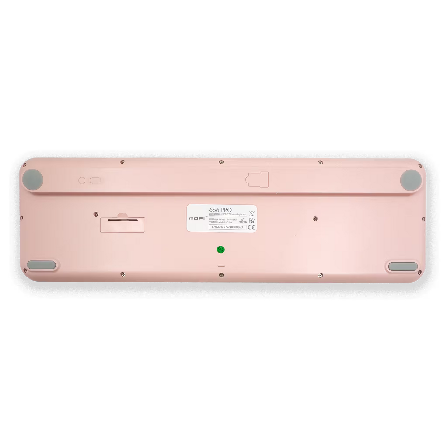 COMBO TECLADO Y MOUSE INALÁMBRICO MOFII-66PRO| ROSADO