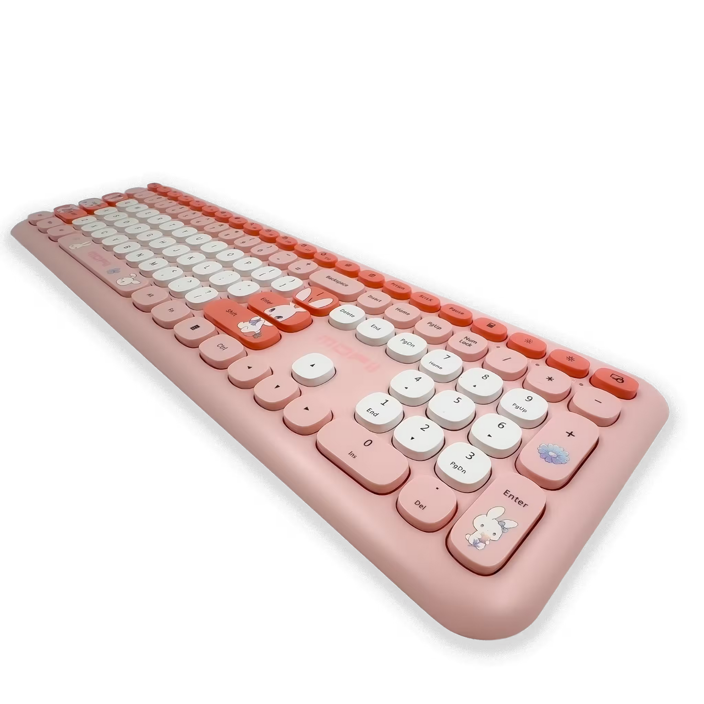 COMBO TECLADO Y MOUSE INALÁMBRICO MOFII-66PRO| ROSADO