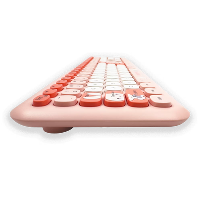 COMBO TECLADO Y MOUSE INALÁMBRICO MOFII-66PRO| ROSADO