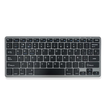 Combo Teclado y Mouse Inalámbrico Weibo WB-8077 Recargable - Bluetooth 5.0 + 2.4G con Ñ