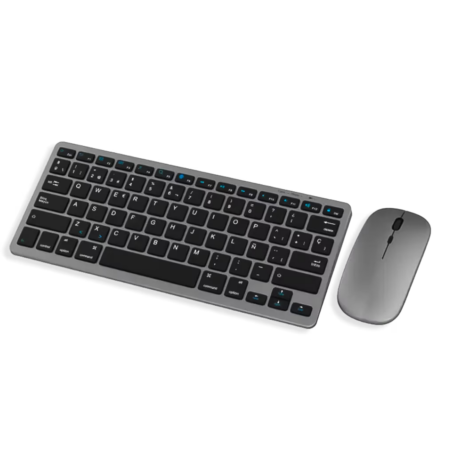 Combo Teclado y Mouse Inalámbrico Weibo WB-8077 Recargable - Bluetooth 5.0 + 2.4G con Ñ