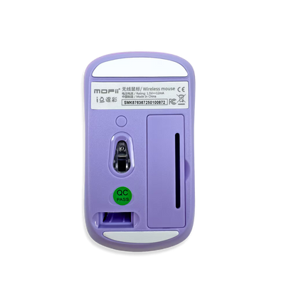 Combo Teclado y Mouse Inalámbrico Mofii Retro - 68 Teclas Redondas Morado | 2.4G Receptor Único