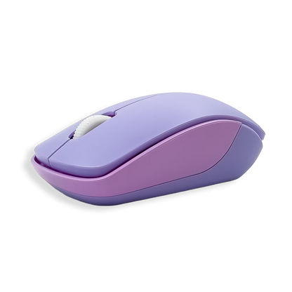 Combo Teclado y Mouse Inalámbrico Mofii Retro - 68 Teclas Redondas Morado | 2.4G Receptor Único