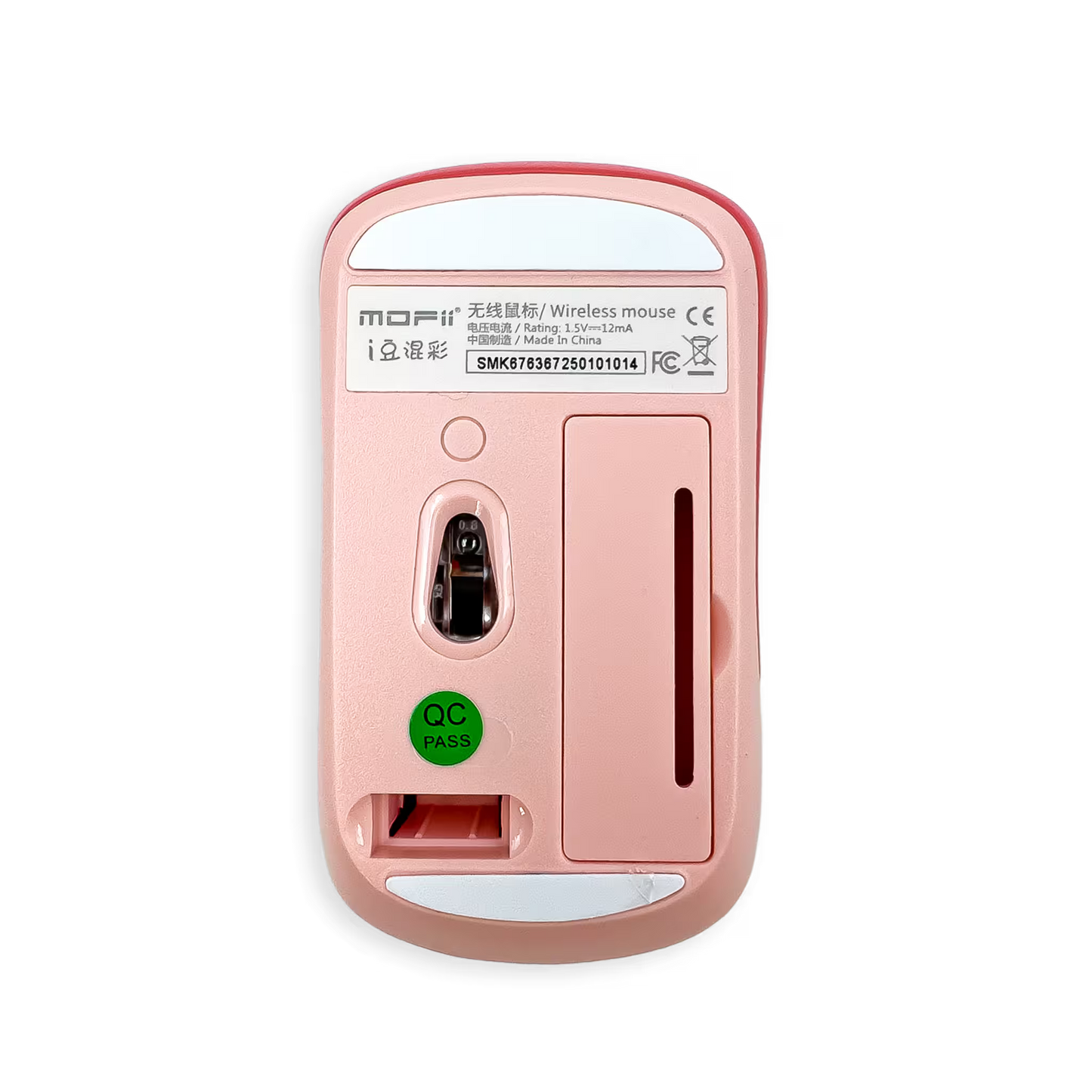 Combo Teclado y Mouse Inalámbrico Mofii Retro - 68 Teclas Redondas Rosado | 2.4G Receptor Único