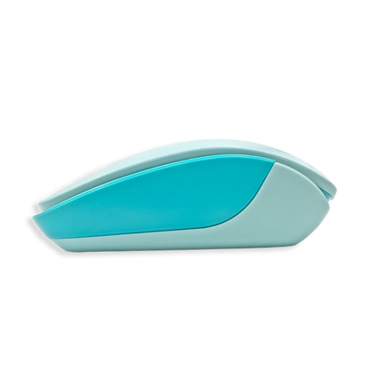 Combo Teclado y Mouse Inalámbrico Mofii Retro - 68 Teclas Redondas Turquesa | 2.4G Receptor Único