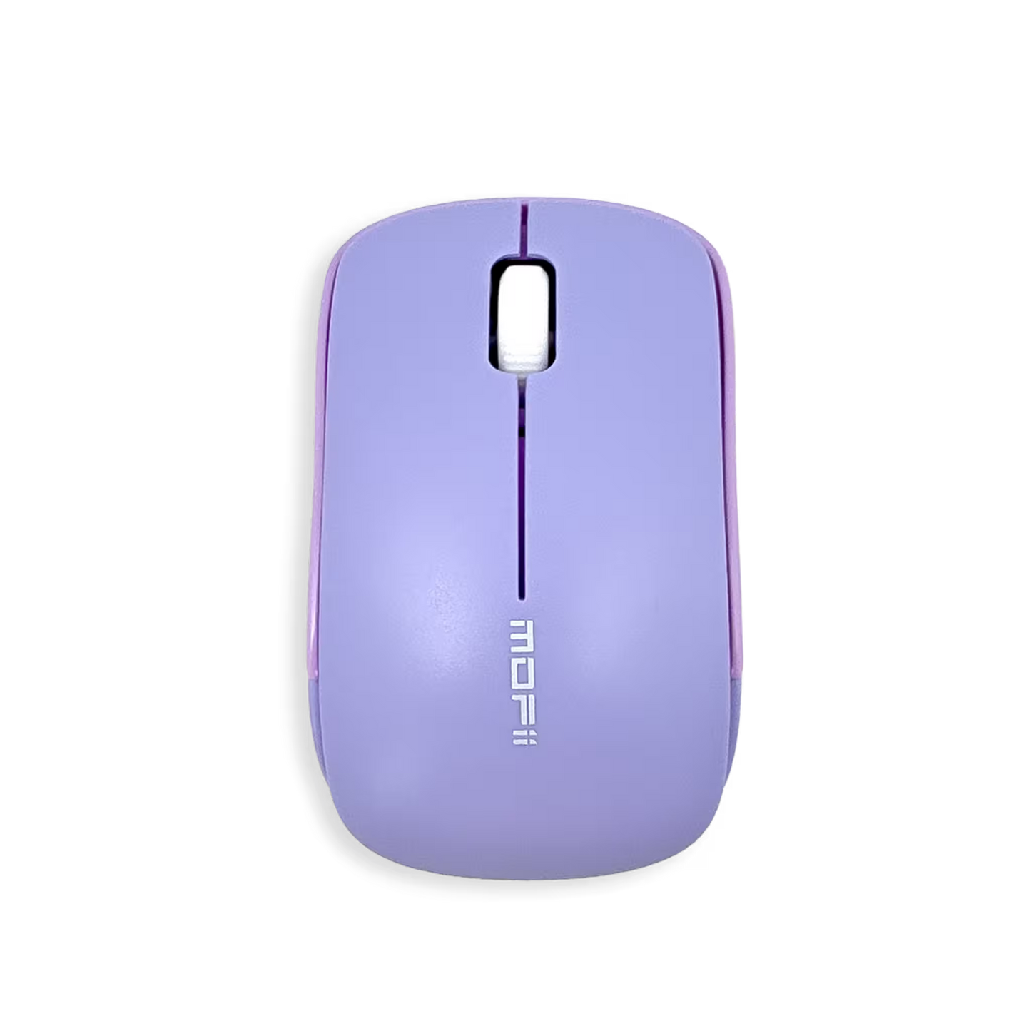 Combo Teclado y Mouse Inalámbrico Mofii Retro - 68 Teclas Redondas Morado | 2.4G Receptor Único