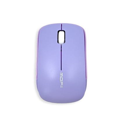 Combo Teclado y Mouse Inalámbrico Mofii Retro - 68 Teclas Redondas Morado | 2.4G Receptor Único