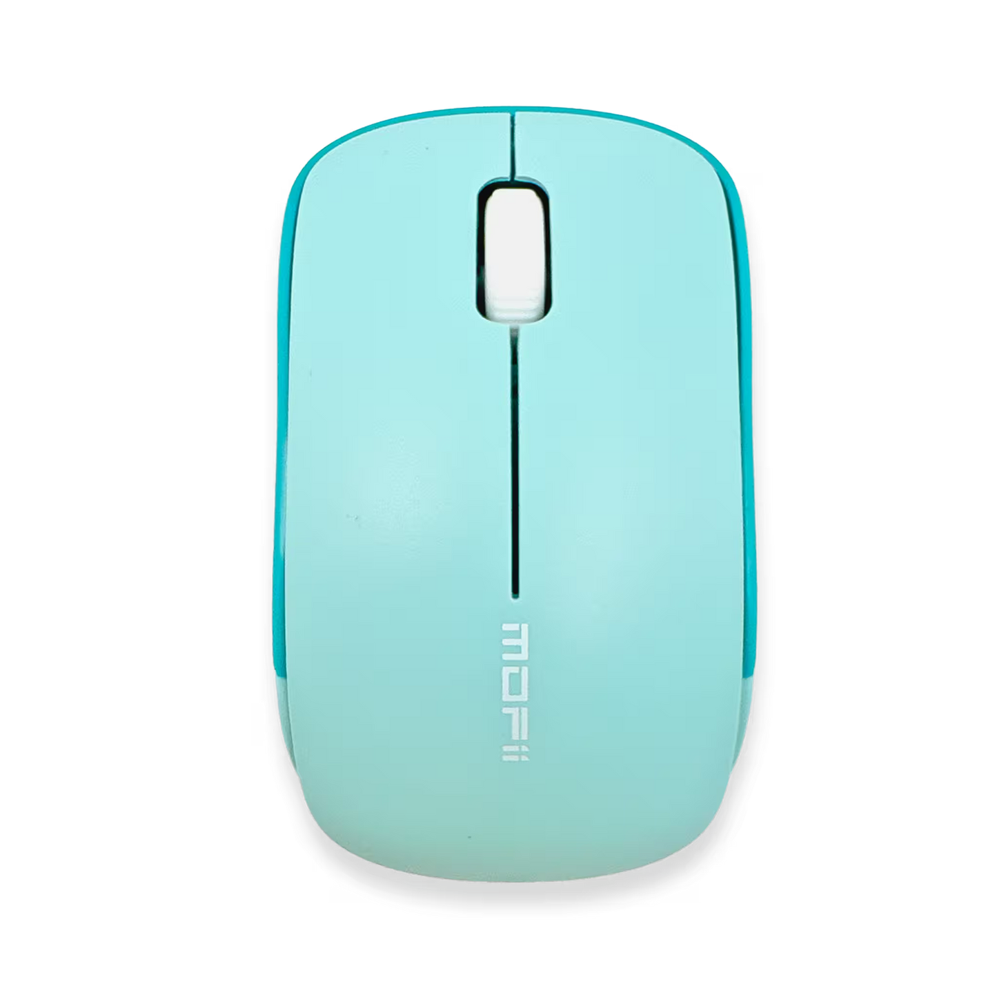 Combo Teclado y Mouse Inalámbrico Mofii Retro - 68 Teclas Redondas Turquesa | 2.4G Receptor Único