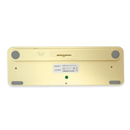 Combo Teclado y Mouse Inalámbrico Mofii Retro - 68 Teclas Redondas Habano | 2.4G Receptor Único