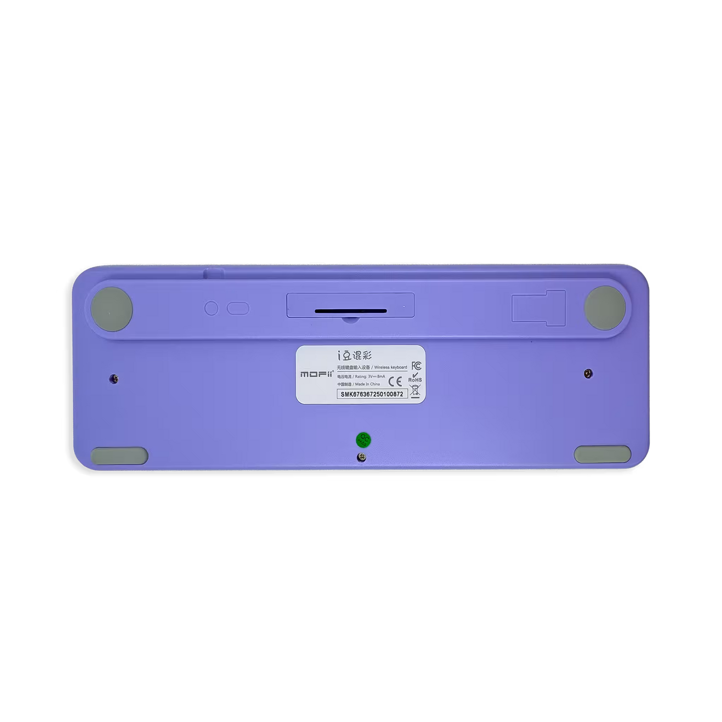 Combo Teclado y Mouse Inalámbrico Mofii Retro - 68 Teclas Redondas Morado | 2.4G Receptor Único