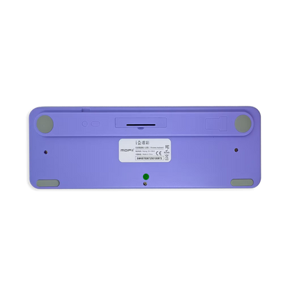Combo Teclado y Mouse Inalámbrico Mofii Retro - 68 Teclas Redondas Morado | 2.4G Receptor Único