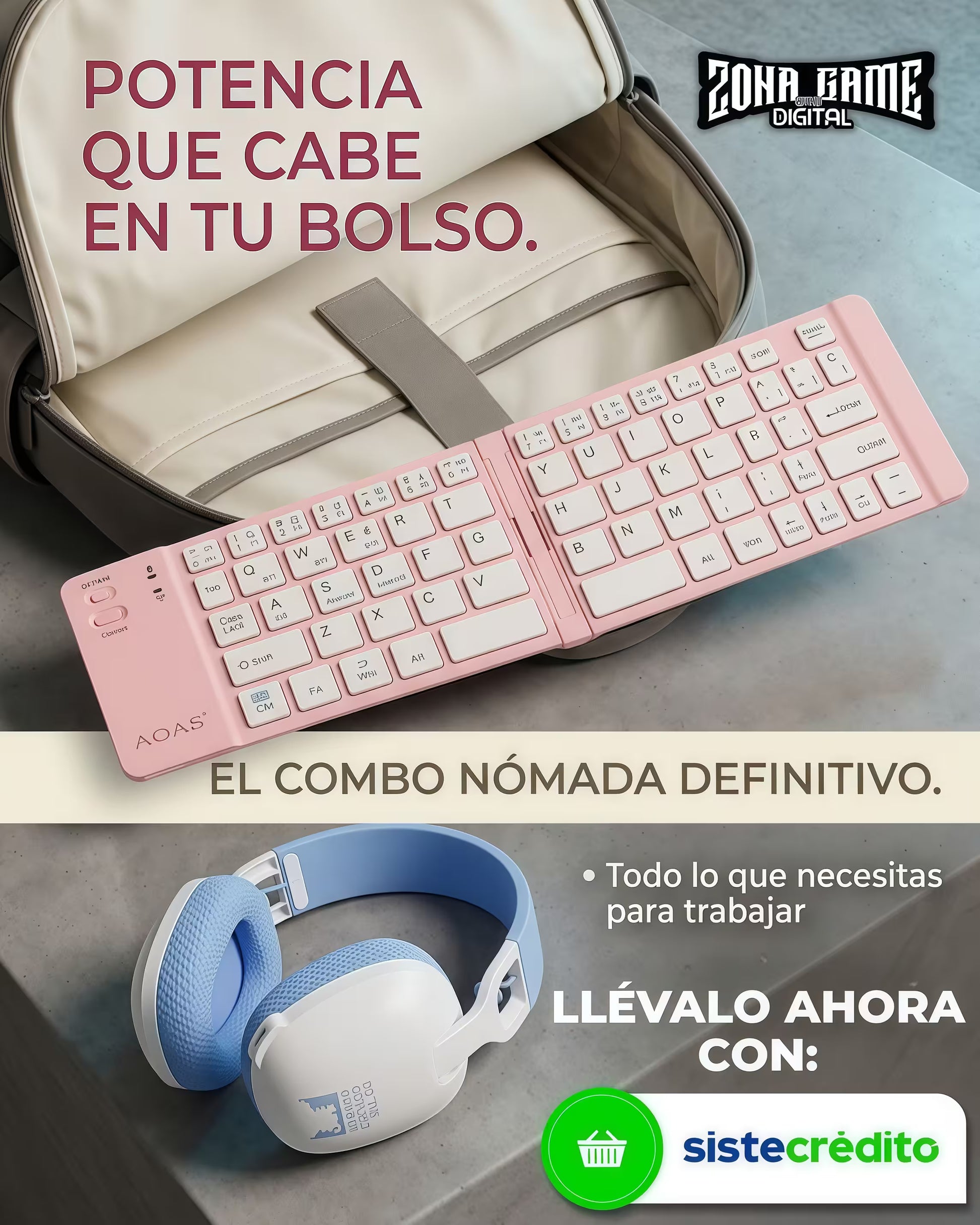 Combo Trabajo & Audio - vista 6 accesorio gamer