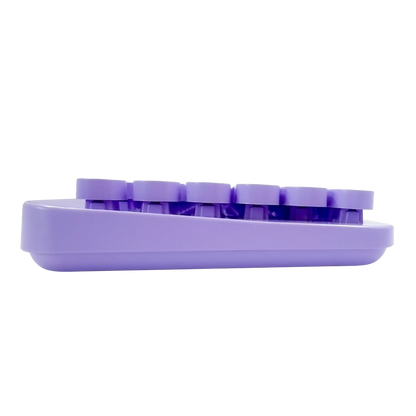 COMBO TECLADO Y MOUSE INALÁMBRICO K73 | MORADO