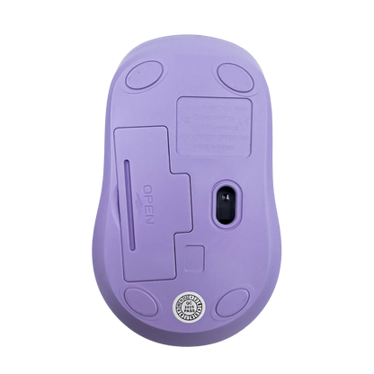 COMBO TECLADO Y MOUSE INALÁMBRICO K73 | MORADO