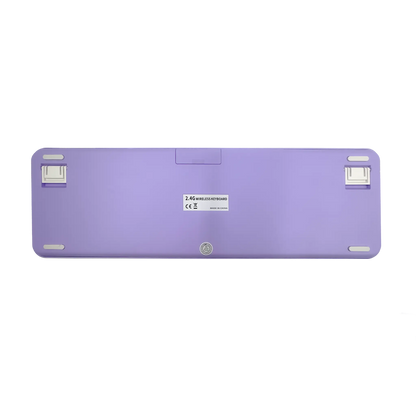 COMBO TECLADO Y MOUSE INALÁMBRICO K73 | MORADO