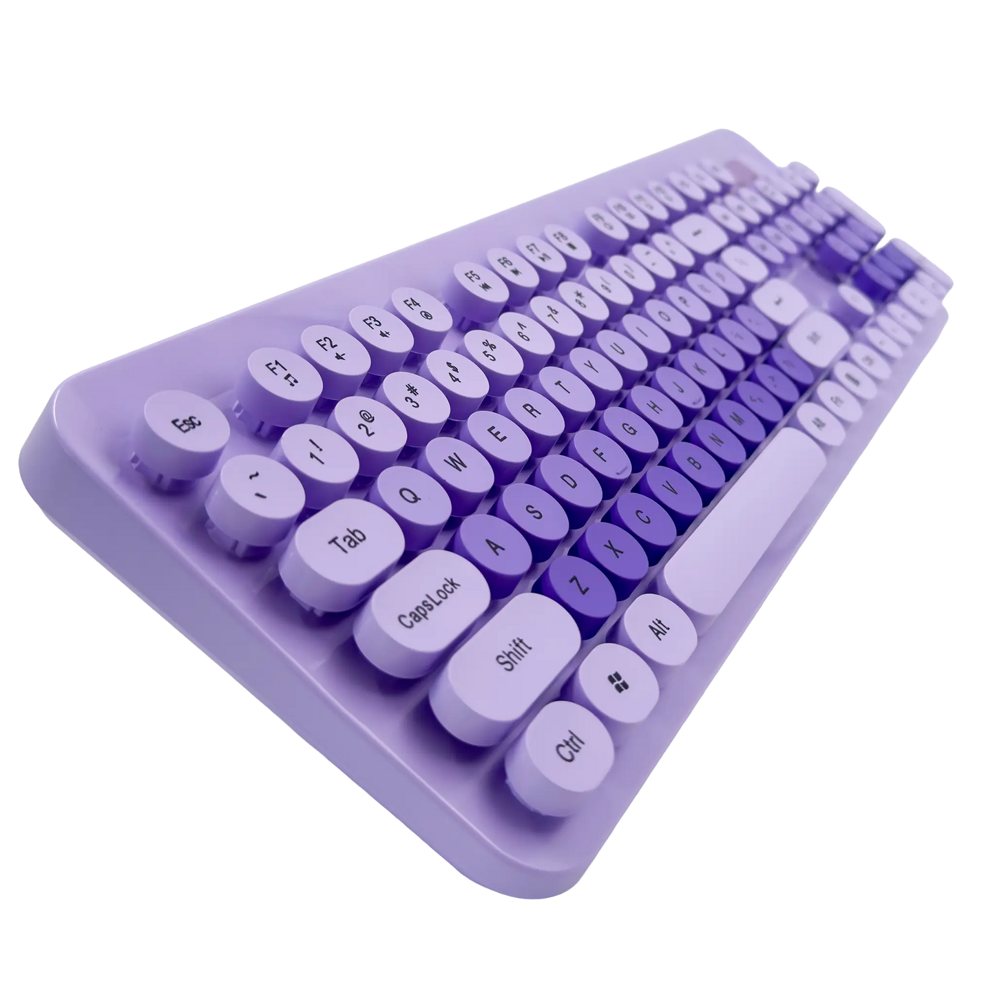 COMBO TECLADO Y MOUSE INALÁMBRICO K73 | MORADO