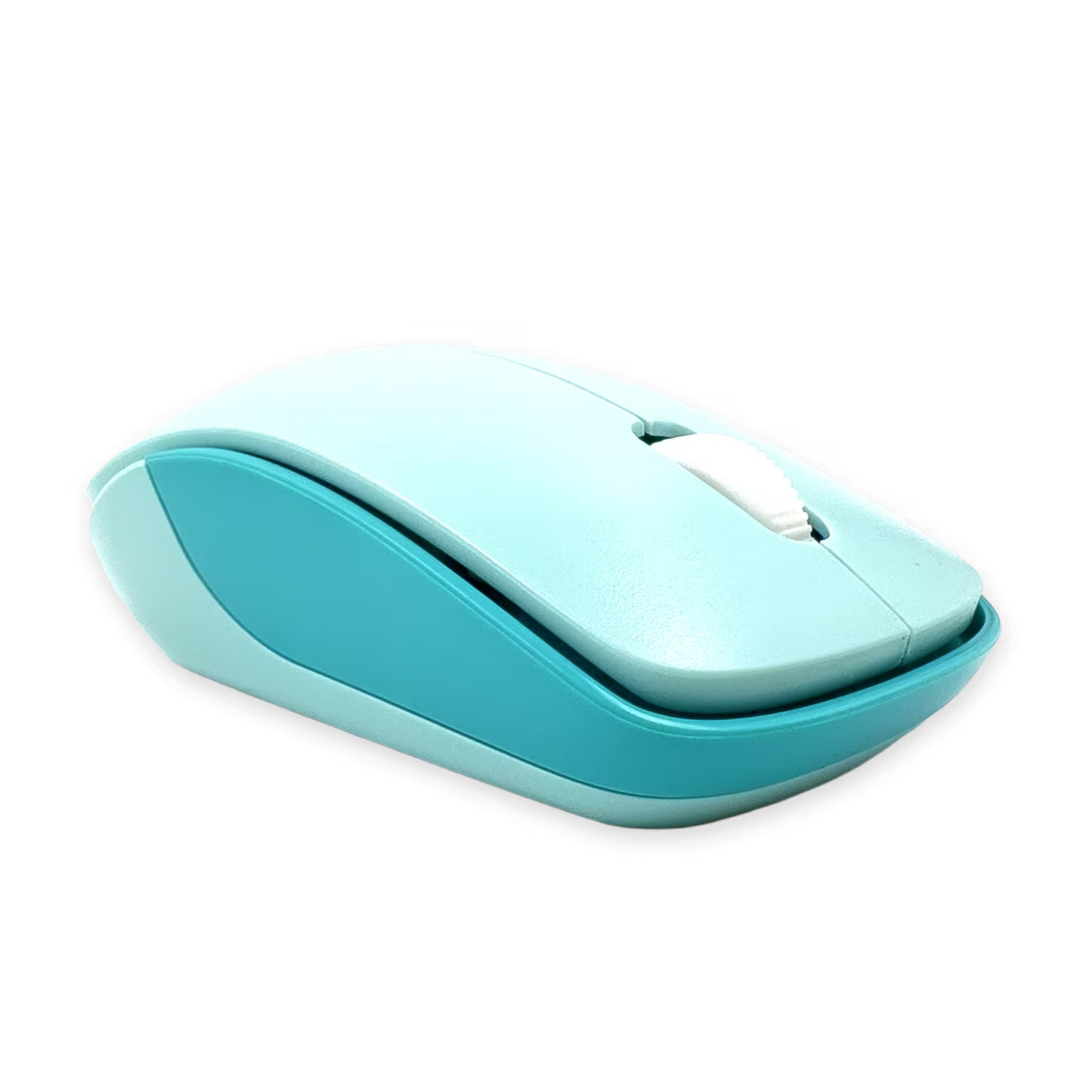 Combo Teclado y Mouse Inalámbrico Mofii Retro - 68 Teclas Redondas Turquesa | 2.4G Receptor Único